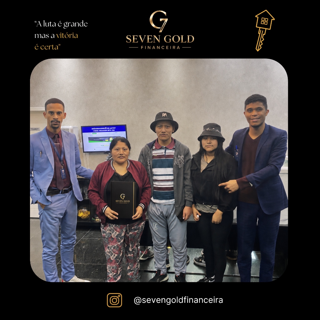 Família atendida pela Seven Gold