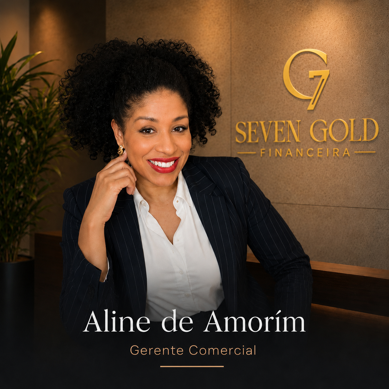 Aline de Amorim, Gerente Comercial
